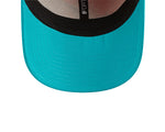 Miami Dolphins New Era 2023 Sideline 9FORTY Adjustable Hat - Orange/Aqua