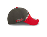 Tampa Bay Buccaneers New Era 2023 Sideline 9FORTY Adjustable Hat - Red/Brown