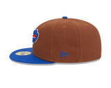 Men's New Era Buffalo Bills 59FIFTY Fitted Brown Harvest 60th Anniversary Hat