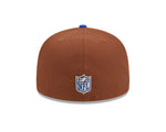 Men's New Era Buffalo Bills 59FIFTY Fitted Brown Harvest 60th Anniversary Hat