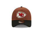 Men's New Era Kansas City Chiefs 9FORTY Super Bowl IV Brown Harvest Adjustable Hat