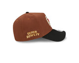 Men's New Era Kansas City Chiefs 9FORTY Super Bowl IV Brown Harvest Adjustable Hat