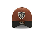Men's New Era Las Vegas Raiders 9FORTY Super Bowl XVIII Brown Harvest Adjustable Hat