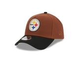 Men's New Era Pittsburgh Steelers 9FORTY Super Bowl XLII Brown Harvest Adjustable Hat