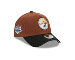 Men's New Era Pittsburgh Steelers 9FORTY Super Bowl XLII Brown Harvest Adjustable Hat