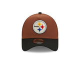 Men's New Era Pittsburgh Steelers 9FORTY Super Bowl XLII Brown Harvest Adjustable Hat