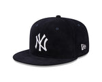 Men's New Era Black New York Yankees 59FIFTY Throwback Corduroy 2000 World Series Fitted Hat