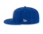 Men's New Era Blue Toronto Blue Jays 59FIFTY Throwback Corduroy All Star Game Fitted Hat