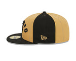 New Era Gold/Black Toronto Raptors 2023/24 City Edition 59FIFTY Fitted Hat