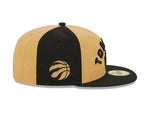 New Era Gold/Black Toronto Raptors 2023/24 City Edition 59FIFTY Fitted Hat