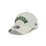 Men's New Era Cream Boston Celtics 2023/24 City Edition 9TWENTY Adjustable Hat