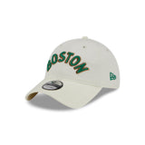 Men's New Era Cream Boston Celtics 2023/24 City Edition 9TWENTY Adjustable Hat