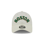 Men's New Era Cream Boston Celtics 2023/24 City Edition 9TWENTY Adjustable Hat