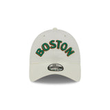 Men's New Era Cream Boston Celtics 2023/24 City Edition 9TWENTY Adjustable Hat