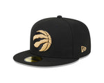 New Era Black Toronto Raptors 2023/24 City Edition Alternate 59FIFTY Fitted Hat