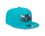 New Era Charlotte Hornets Teal 59FIFTY Fitted Hat