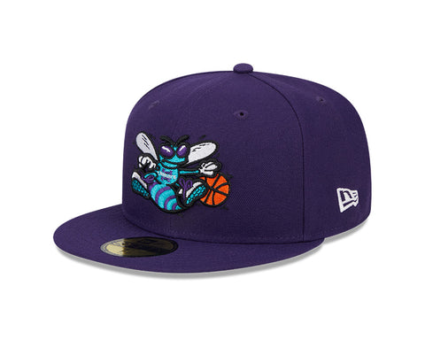 New Era Charlotte Hornets Purple 59FIFTY Fitted Hat