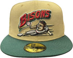 New Era 59FIFTY MiLB Buffalo Bisons Fitted Hat - Green/Vegas Gold