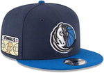 New Era 9FIFTY NBA Dallas Mavericks Two Toned Adjustable Cap with 2024 Finals Patch - Blue