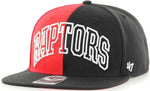 47 Captain Toronto Raptors NBA Half Time Snapback - Black and Red