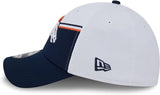 New Era Men's White/Navy Denver Broncos 2023 Sideline 39THIRTY Flex Hat