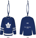 NHL Toronto Maple Leafs Jersey Ornament