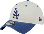 New Era 9TWENTY MLB Los Angeles Dodgers Classic Sidescript Adjustable Hat - Cream