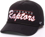 47 NBA Toronto Double Header Hitch Adjustable Snapback Hat - Black