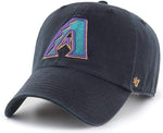 47 Clean Up MLB Arizona Diamondbacks Vintage Adjustable Hat - Black