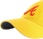 '47 Clean Up MLB Atlanta Braves Yacht Club Adjustable Cap - Yellow