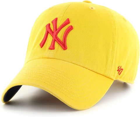 '47 Clean Up New York Yankees Yacht Club Adjustable Cap - Yellow