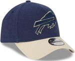 New Era 9FORTY A-Frame NFL Buffalo Bills Moleskin Crown Snapback Hat - Navy