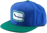 American Needle NHL Vancouver Canucks Vintage Wool Replica 400S Snapback - Blue/ Green