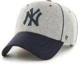 47 MLB New York Yankees  Brocke Clean Up Adjustable Cap - Grey/Navy