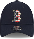 New Era Boston Red Sox 9Forty Fourth of July Curved Adjustable Snapback Hat - Navy