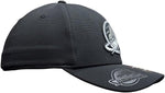 American Needle NHL Vancouver Canucks Alternate Skate Platinum E-Boss Stretch Fit Hat - Black