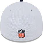 New Era Men's White/Navy Denver Broncos 2023 Sideline 39THIRTY Flex Hat