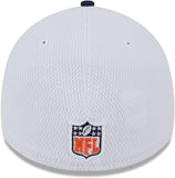 New Era Men's White/Navy Denver Broncos 2023 Sideline 39THIRTY Flex Hat