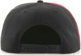 47 Captain Toronto Raptors NBA Half Time Snapback - Black and Red