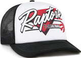 47 Trucker NBA Toronto Raptors Hang Out Mesh Back Adjustable Hat - Black/White