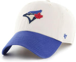 47 MLB Toronto Grand Stand Clean Up Adjustable Hat - Cream/Royal