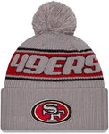 New Era NFL San Francisco 49ersCold Weather Sideline Sport Knit - Grey