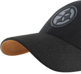 '47 Clean Up NFL Pittsburgh Steelers Peacoat Adjustable Hat - Black