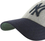 47 MLB New York Yankees  Brocke Clean Up Adjustable Cap - Grey/Navy