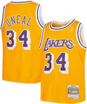 Youth Mitchell & Ness Shaquille O'Neal Los Angeles Lakers Hardwood Classics 1996-97 Swingman Jersey - Gold