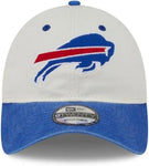 New Era 9TWENTY NFL Buffalo Bills Classic Sidescript Adjustable Hat - Cream