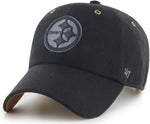 '47 Clean Up NFL Pittsburgh Steelers Peacoat Adjustable Hat - Black