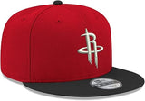 New Era 9FIFTY NBA Houston Rockets 2Tone Snapback Hat - Red/Black