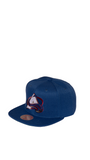 Men’s Mitchell & Ness Blue Colorado Avalanche Alternate Flip Snapback Hat