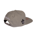 Men’s NHL Toronto Maple Leafs Mitchell & Ness Alternate Flip Snapback Hat – Grey